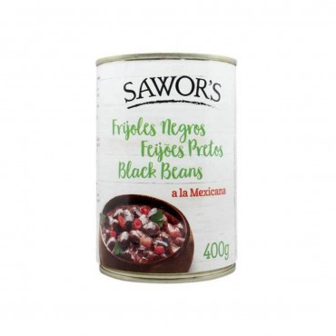 Fesols negres, 400 g. Sawor's