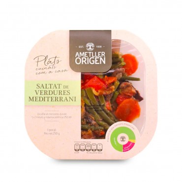Saltat de verdures mediterrànies, 250 g. Ametller