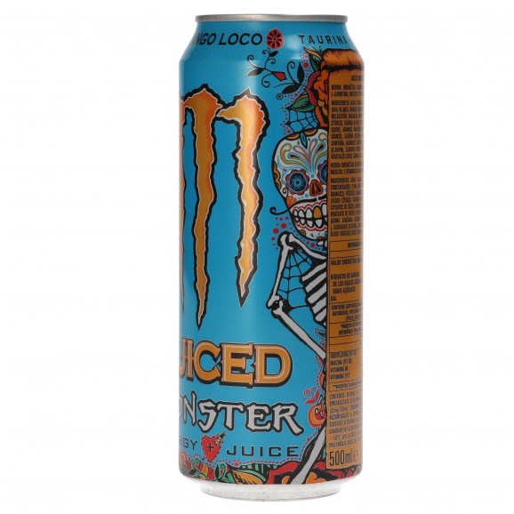 Bebida energética Mango Loco, 50 cl. Monster