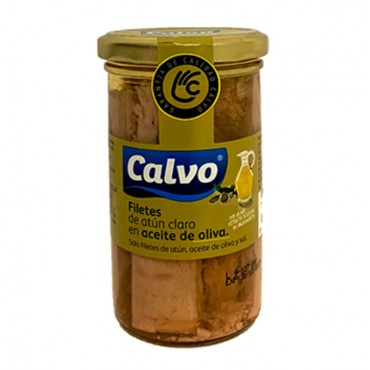 CALVO THON FILETS HUILE OLIVE 163G