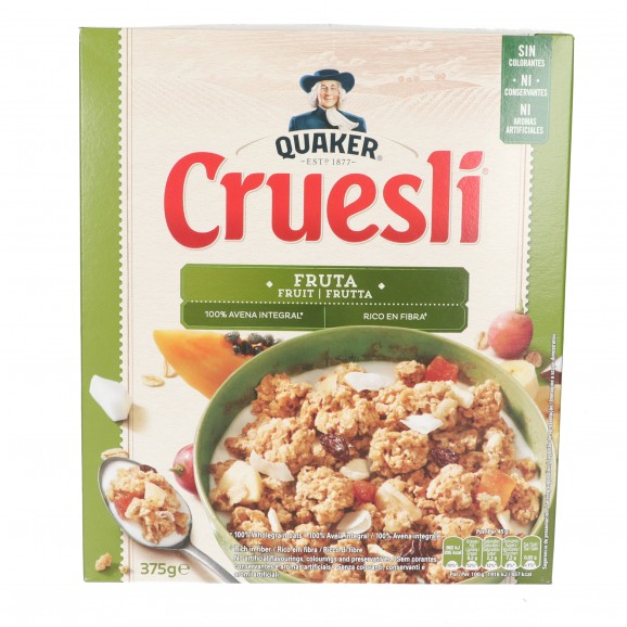QUAKER CRUESLI FRUIT 375G