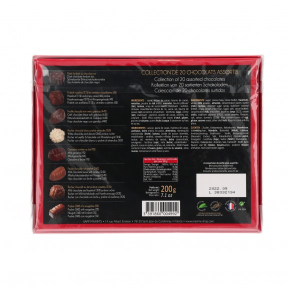 MAXIM'S PARIS BOMBONES 20U. 200G