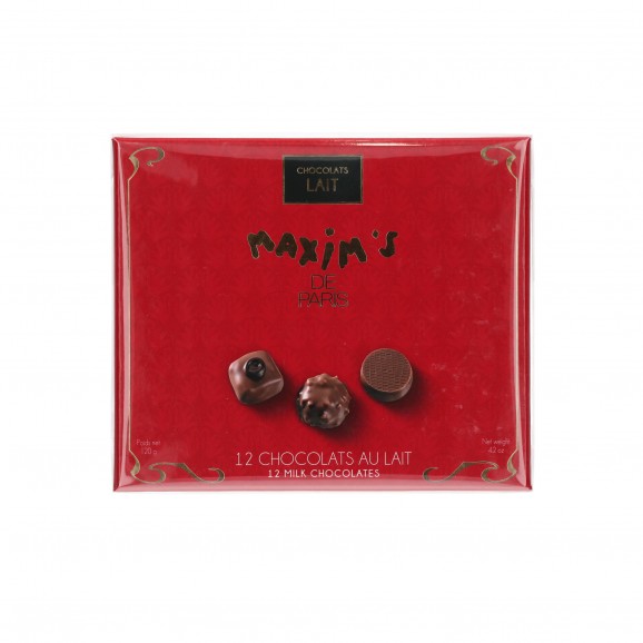 MAXIM'S PARIS CHOCOLATS CHOCO LAIT 120G