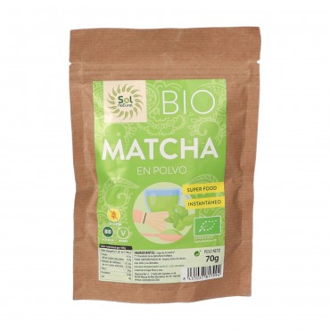Matcha en poudre BIO, 70 g. Sol Natural