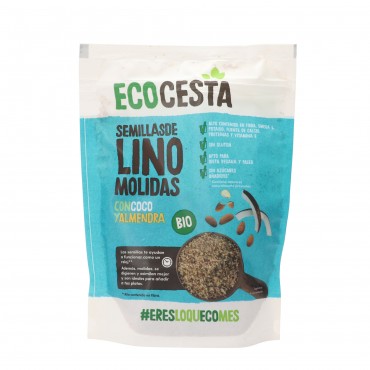 Llavors de lli moltes amb ametlla i coco Love Seeds, 200 g. Ecocesta