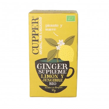 CUPPER INFUSION CITRON GINGEMBRE BIO 20U