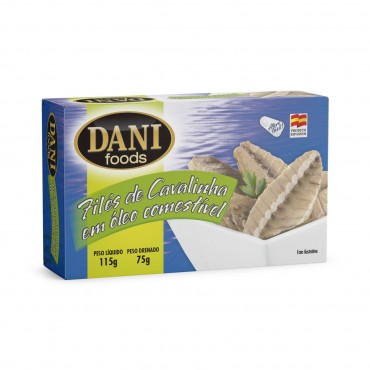 Filets de maquereaux à l'huile végétale, 110 g. Dani