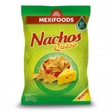 Natxos amb formatge, 200 g. Mexifoods
