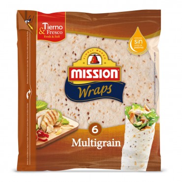 Tortilles (wraps) d'espelta i civada, 370 g. Mission Foods