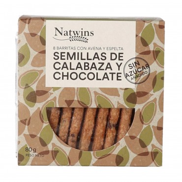 NATWINS BARRETA LLAVORS CARBASSA 80G