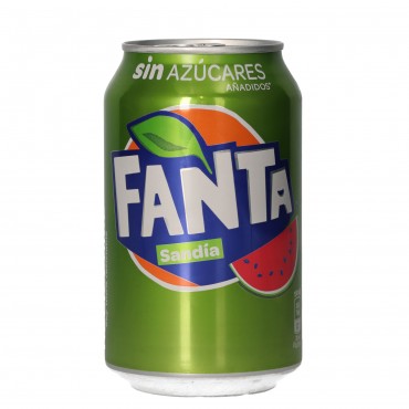 Refresc sabor síndria sense sucre, 33 cl. Fanta