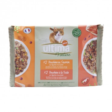 ULTIMA NATURE CAT WET SALMON/TRUCHA4X85G