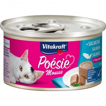 VITAKRAFT POESIE MOUSSE SALMON 85G