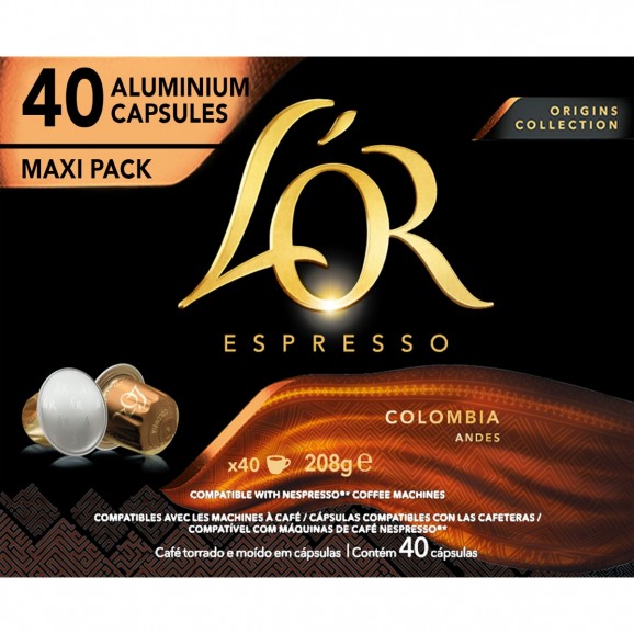 L'OR ESPRESSO COLOMBIA INT.8 40U.
