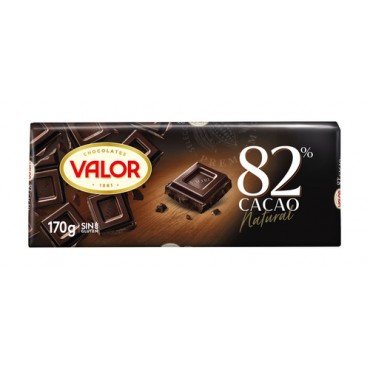 VALOR XOCOLATA NEGRE 82% 170G
