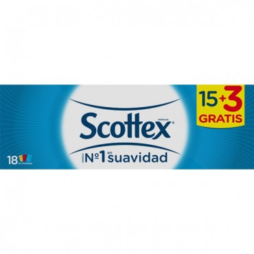 SCOTTEX PAÑUELOS BOLSILLO 15U.