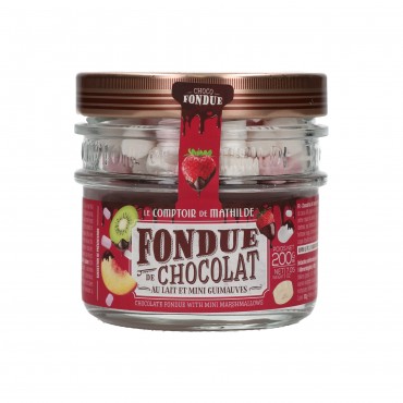 C.M FONDUE CHOCOLAT LAIT GUIMAUVES 200G