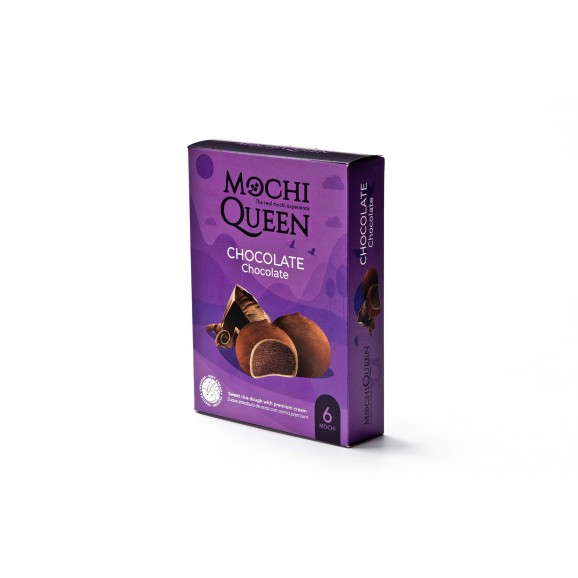 Mochi au chocolat, 6 unités. Mochi Queen