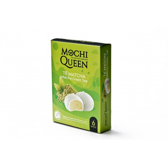 Mochi au thé vert, 6 unités. Mochi Queen
