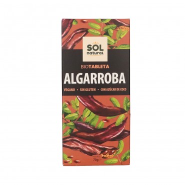 SOL N. CHOCOLAT CAROUBE BIO 70G