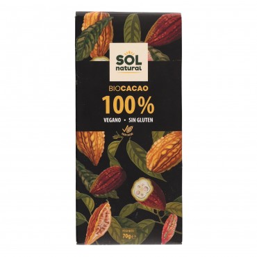 SOL N.CHOCOLAT CACAO PUR 100G 70G