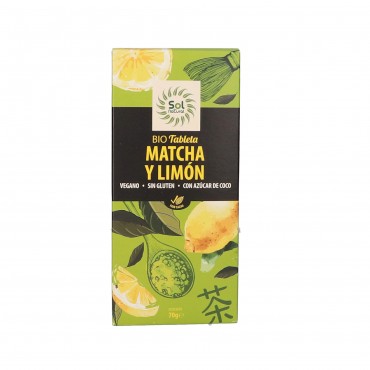 SOL N.CHOCOLAT MATCHA CITRON BIO 70G