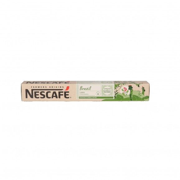 Café en capsules Brésil Nespresso, 10 unités. Nescafé Origins
