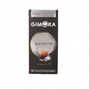 GIMOKA NESP RISTRETTO ALUMINIO 10U.
