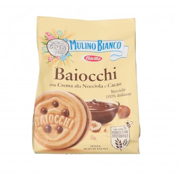 Galetes amb crema de cacau Baiocchi, 260 g. Mulino Bianco