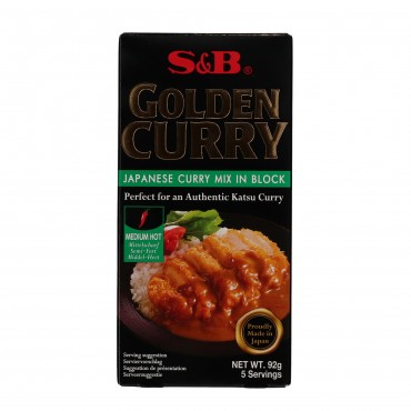 S&B CURRY PICANTE PASTILLAS 92G