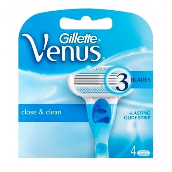 Recambio maquinilla depilatoria Venus Smooth, 4 unidades. Gillette