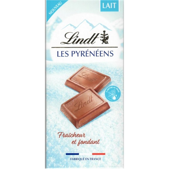 LINDT LES PYRENEENS CHOCOLATE LECHE 150G