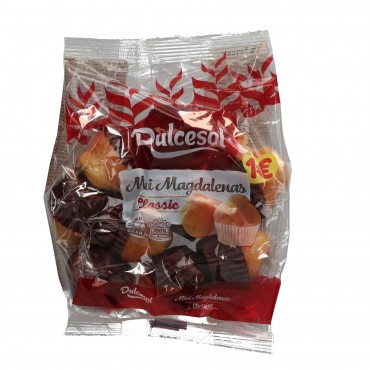 Magdalenes clàssiques, 14 unitats 200 g. Dulcesol