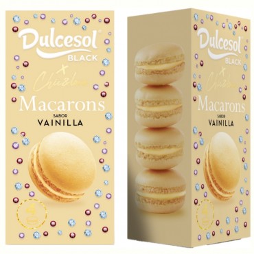 DULCESOL MACARON VAINILLA 4U 80G