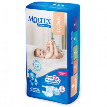 MOLTEX BOLQUER PREMIUM T2 3-6KG 42U.