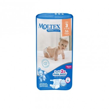 MOLTEX BOLQUER PREMIUM T3 4-10KG 56U