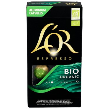 L'OR ESPRESSO BIO INT.9 10U.