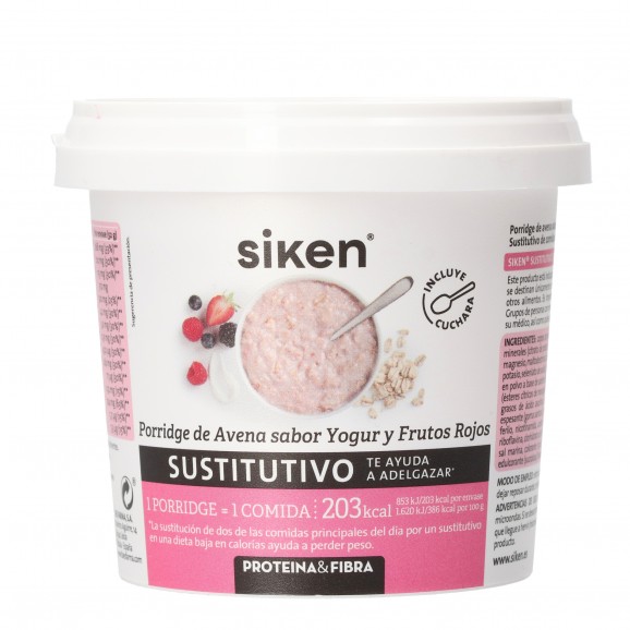 Porridge sabor iogurt substitutiu, 52 g. Siken