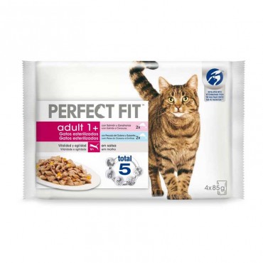 PERFECT FIT HUM GATO PESCADO 340G