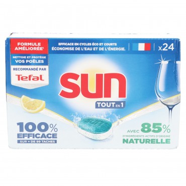 SUN RENTAV. TOT EN 1  LLIMONA TABS. 24U