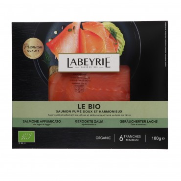 LABEYRIE SALMON AHUMADO BIO 180G