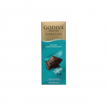 GODIVA CHOCOLAT NOIR SEL MER 90G