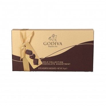 GODIVA CONNOISSEUR ALL DARK 8U. 75G