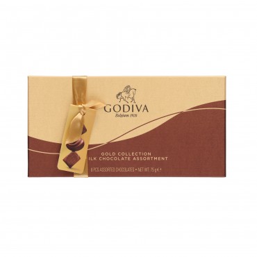GODIVA CONNOISSEUR ALL MILK 8U. 75G