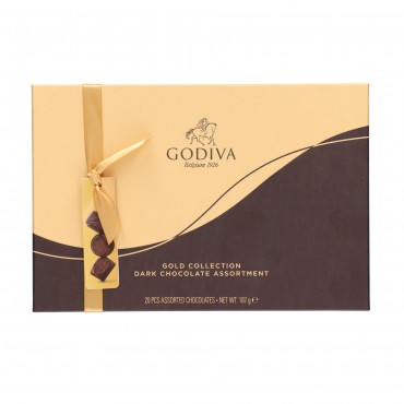 GODIVA CONNOISSEUR ALL DARK 20U. 185G