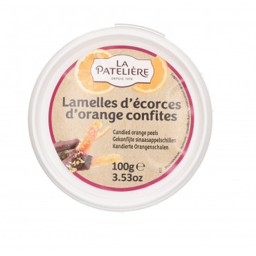 PATELIERE LAMELLE D'ECORCE D'ORANGE 100G