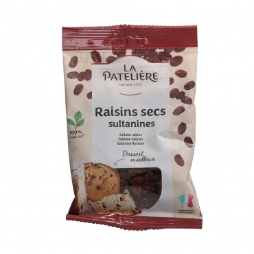 PATELIERE RAISINS SECS SULTANINES 125G