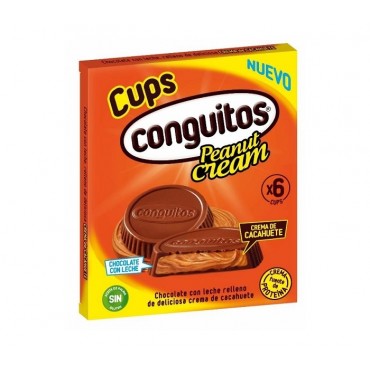 LACASA CONGUITOS CUPS CACAUET 17G X 6U.