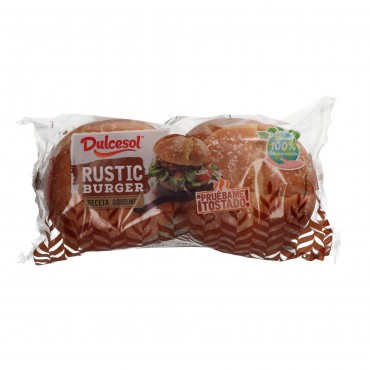 DULCESOL RUSTIC BURGUER 4U. 300G