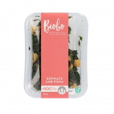 ESPINACAS MANZANA SALTEADA BIO 300G